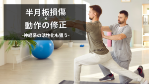 半月板損傷の運動療法ex