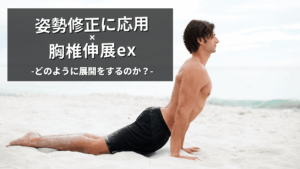 胸椎伸展exの展開方法